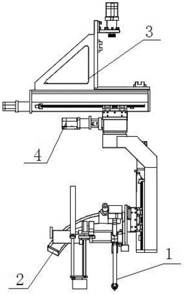 Control method for purging gun for continuous casting billet defect smelting removal equipment