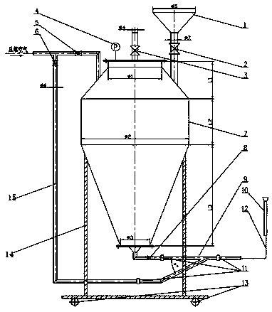 Spraying device and spraying method applied to energy-saving paint on furnace inner wall