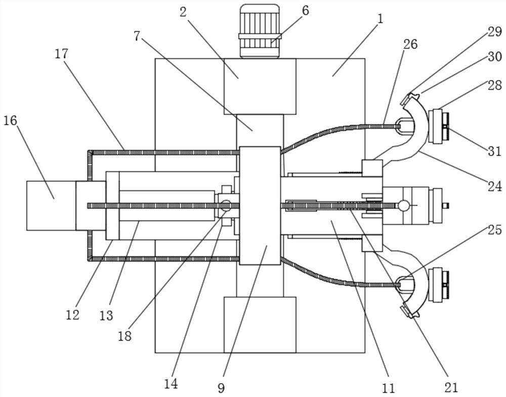 Wall surface hardness detection device with anti-wear mechanism