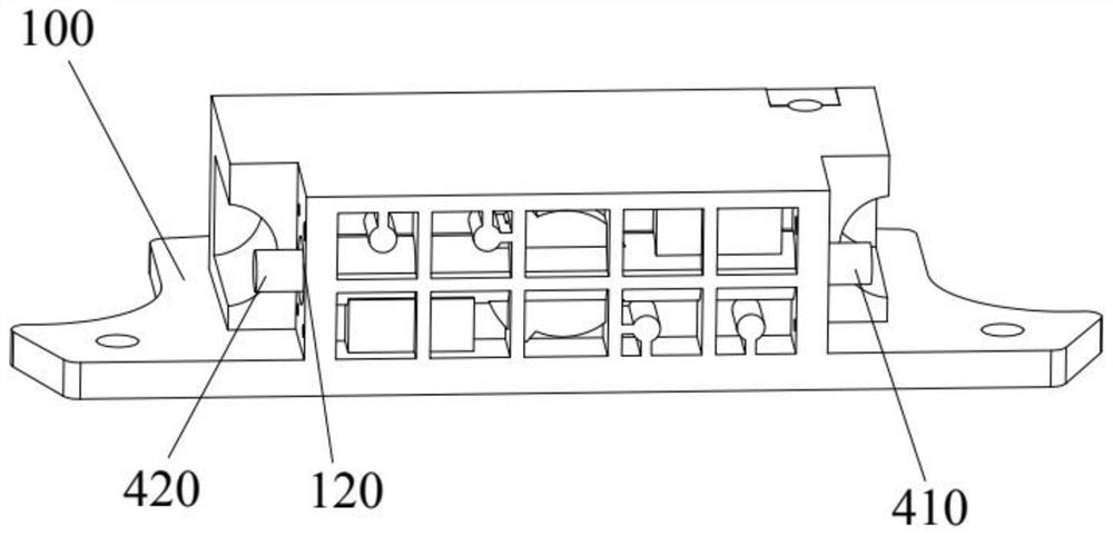 Electric bicycle lock and fork shoulder lock cylinder structure thereof