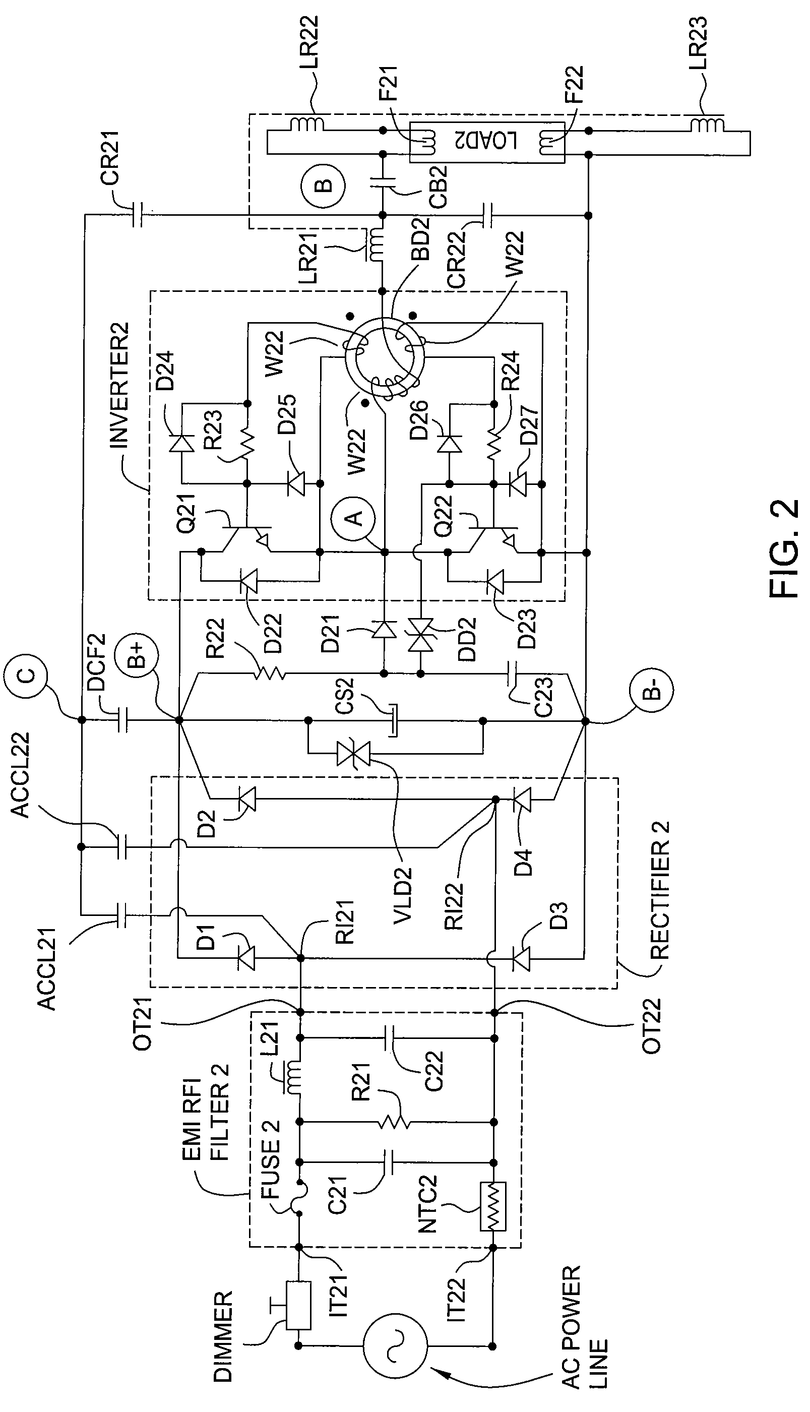 Apparatus and method enabling fully dimmable operation of a compact fluorescent lamp