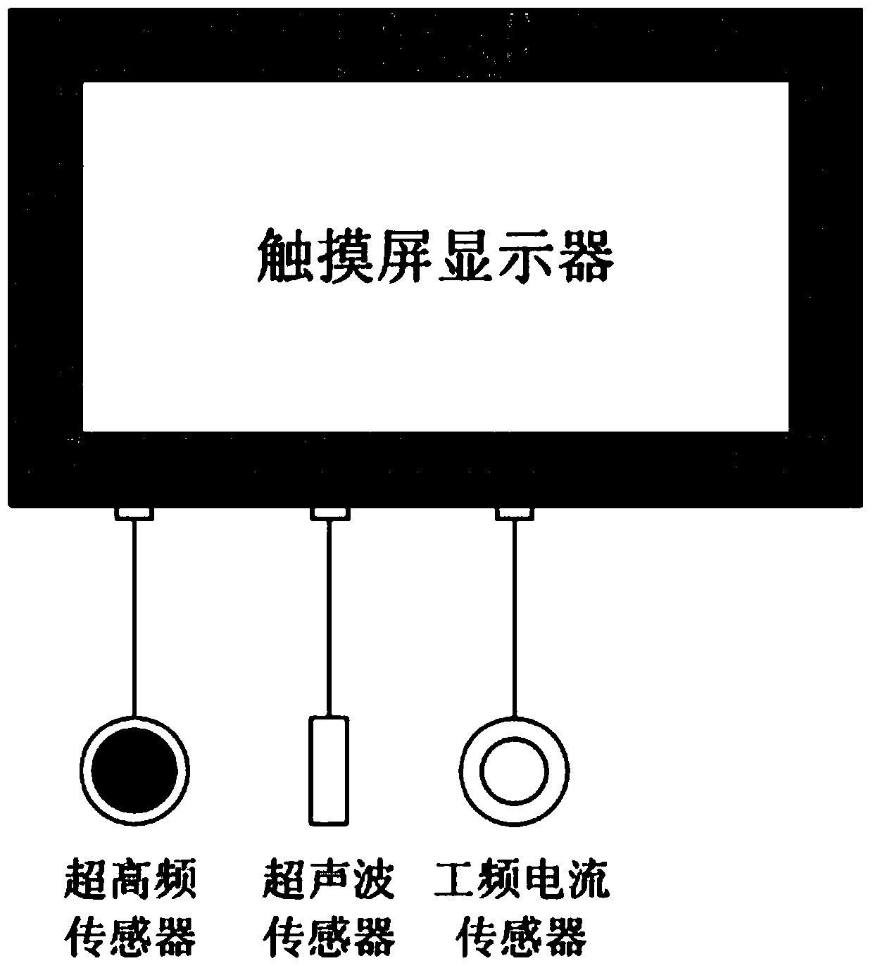 Insulation tube type bus partial discharge detecting device