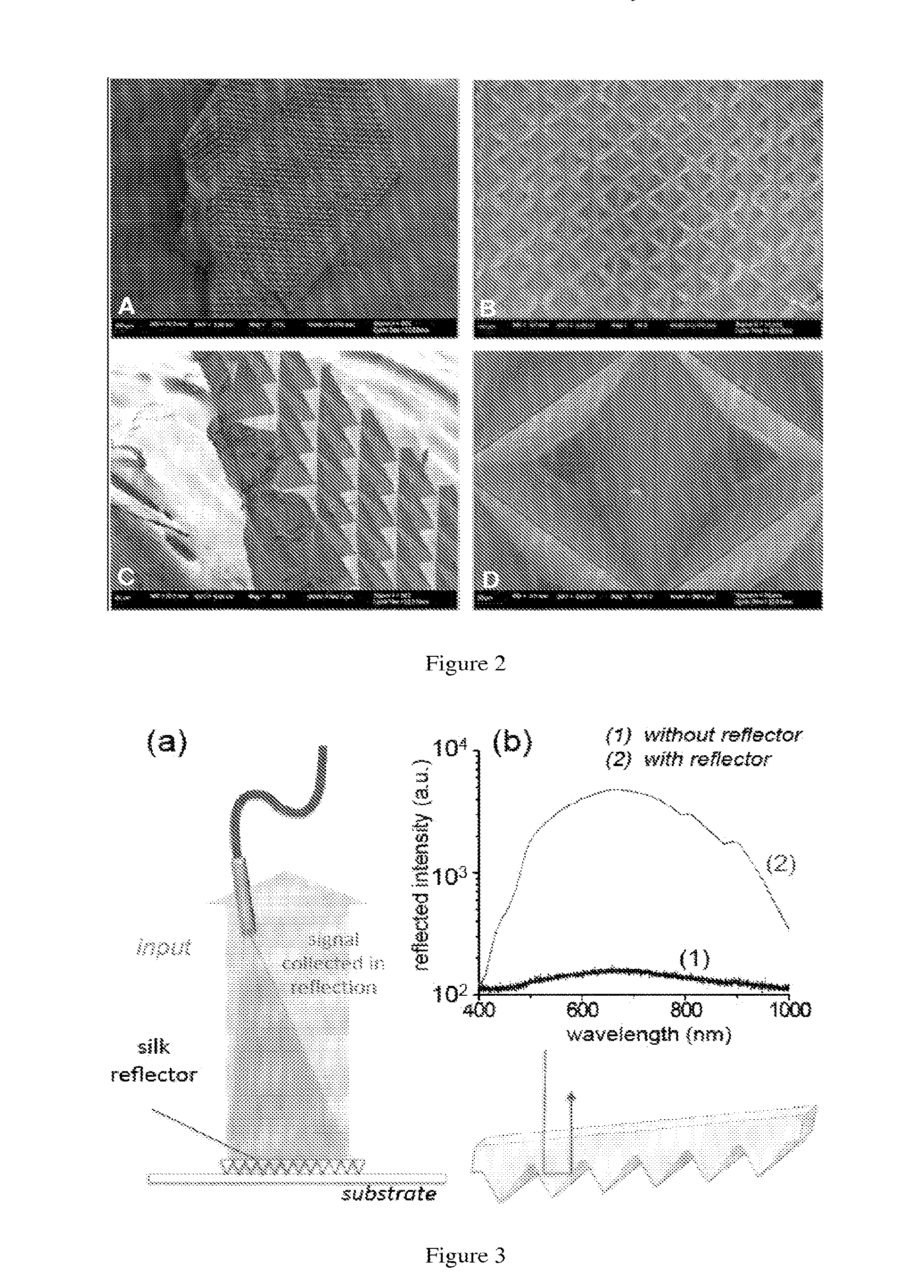 All-protein implantable, resorbable reflectors