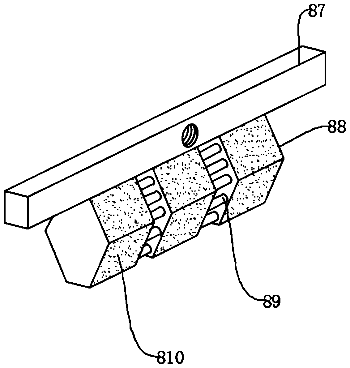 Rural breeding wastewater treatment and plant purification three-dimensional system