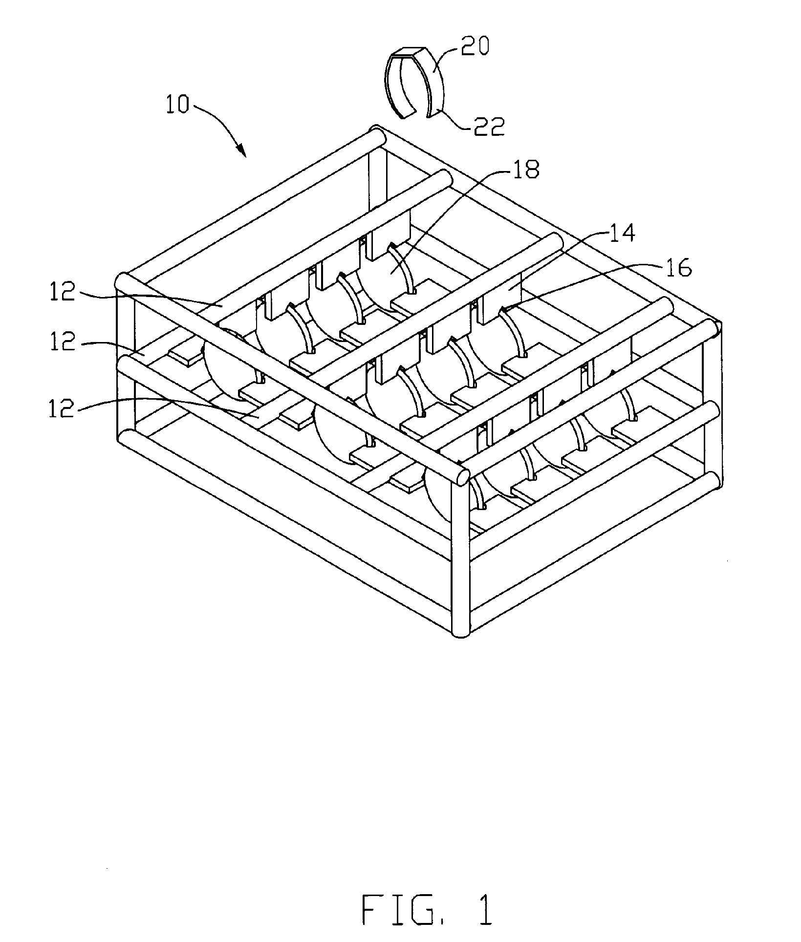 Apparatus for removing optical element from washing tool