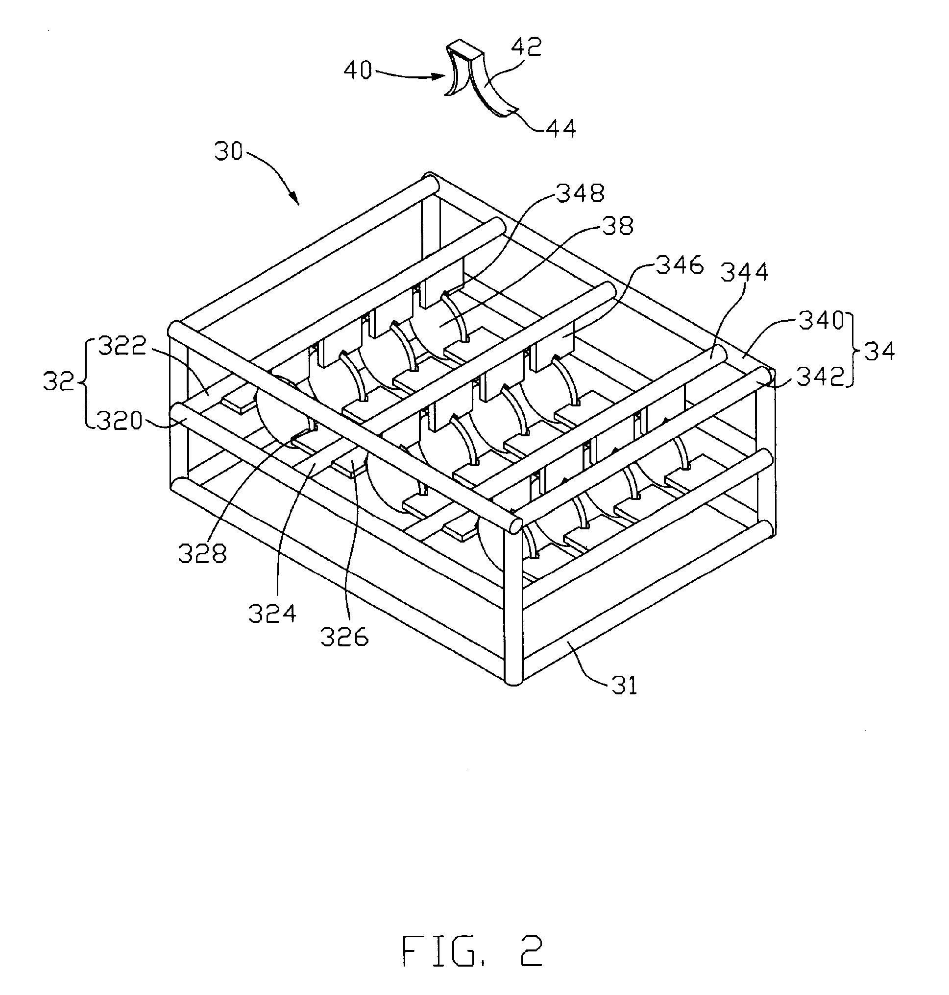 Apparatus for removing optical element from washing tool