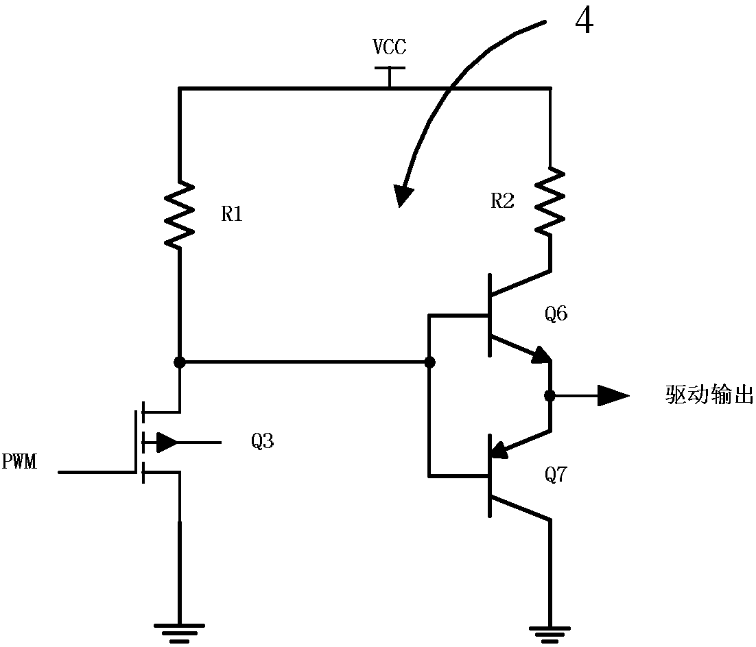 LED lamp high-voltage output control device and control method