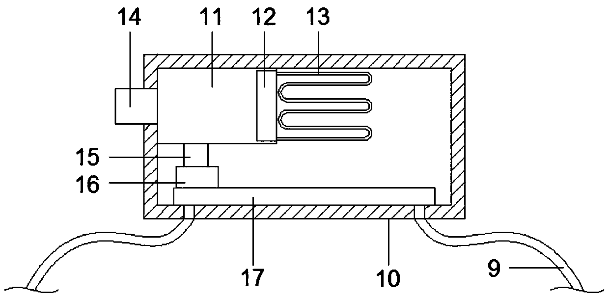 Head cooling device for emergency nursing