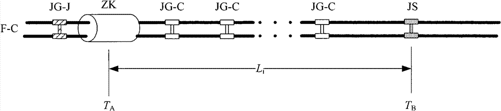 Intelligent circulation anti-icing method for transmitting current by split lead
