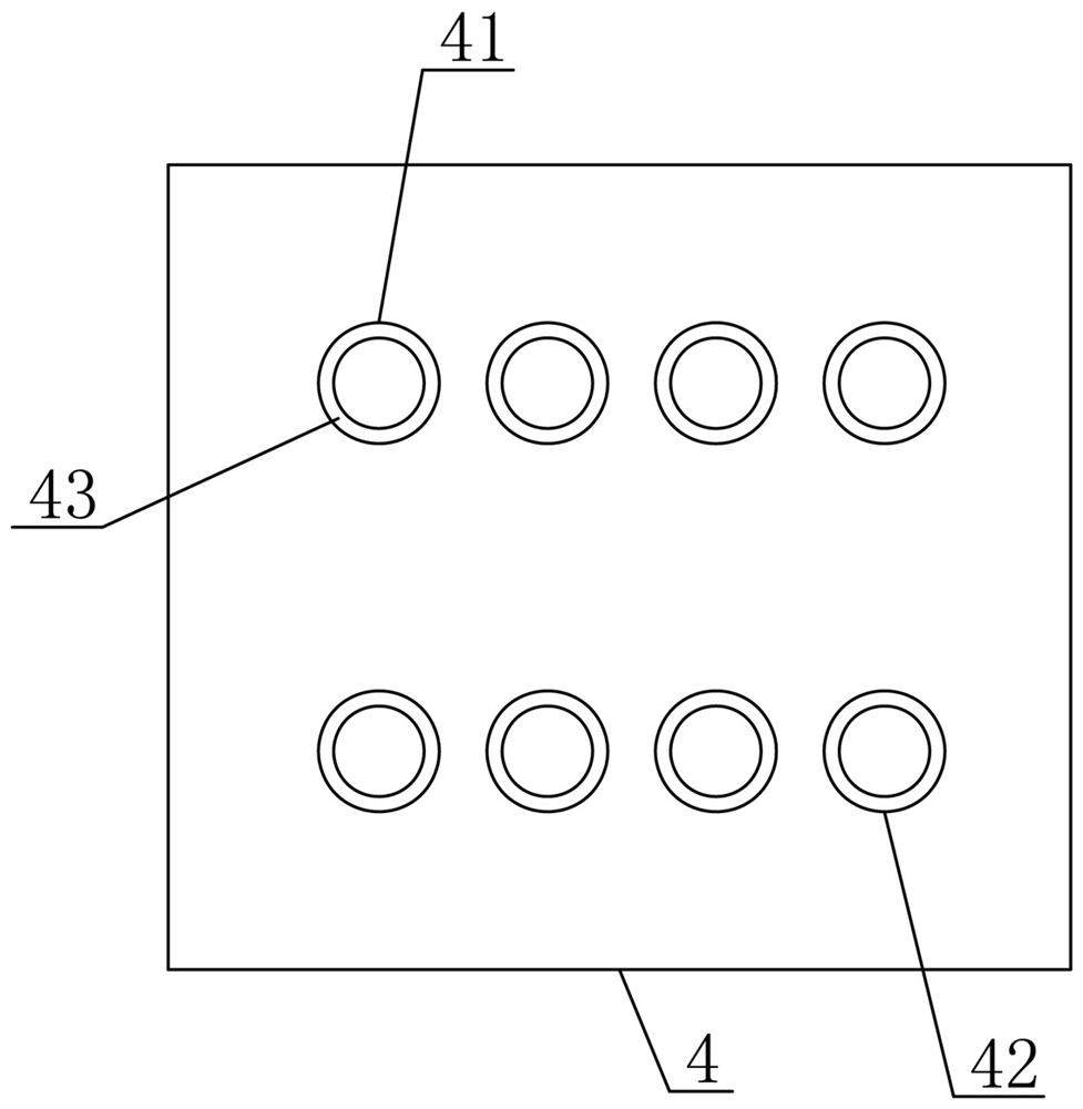 Multi-wire-harness fiber filament spreading tension control device used in high-pressure hydrogen cylinder production line