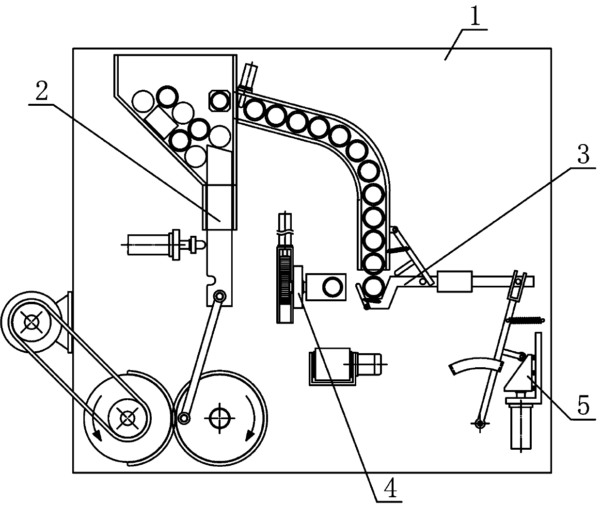 Feeding and transferring mechanism for pipe fittings with end portions closed