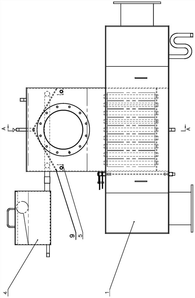 Energy-saving distilled water machine of gas-fired boiler