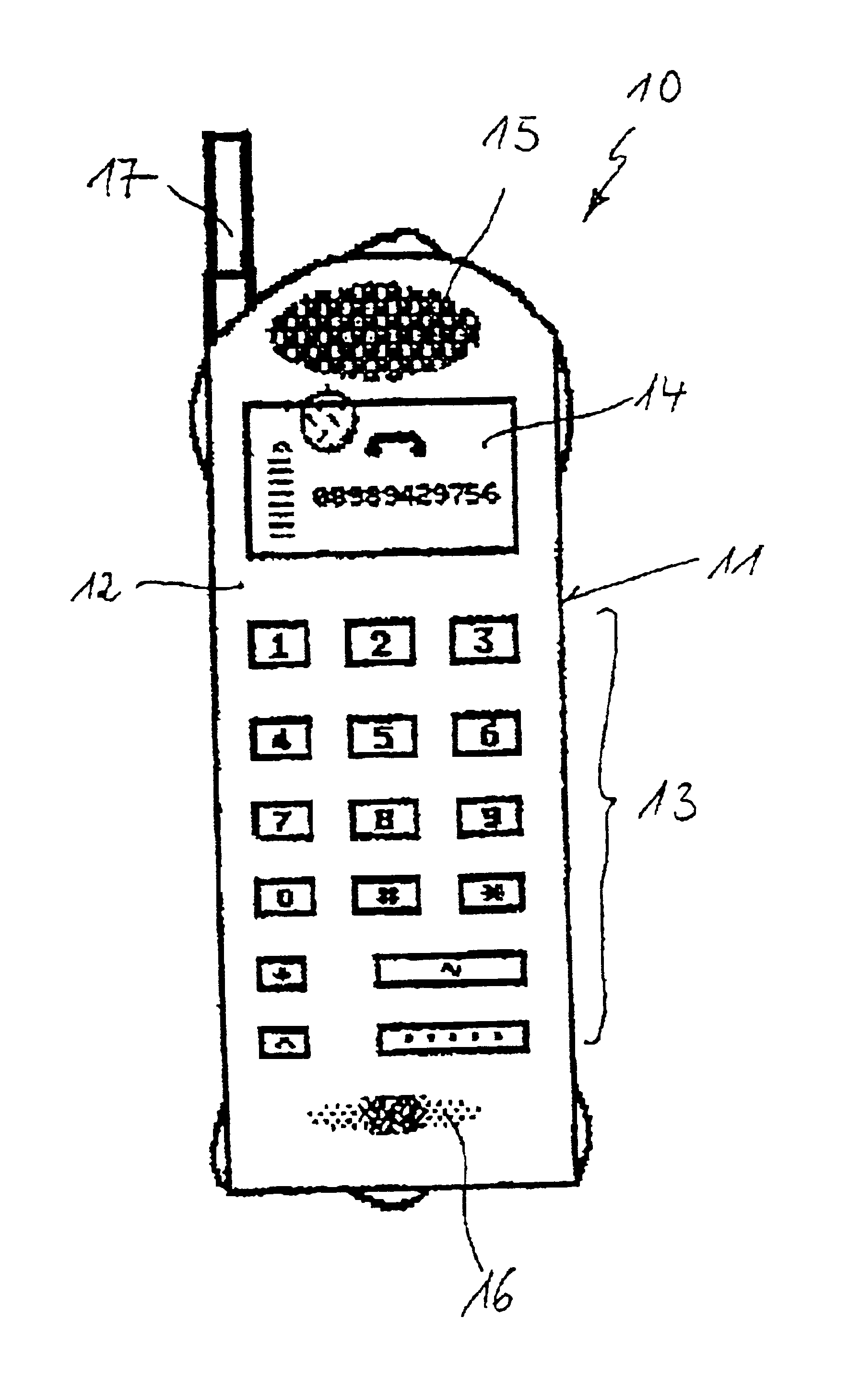 Wireless radio telephone apparatus