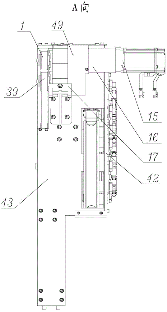 Pressing and shearing mechanism of corn dog shearing machine