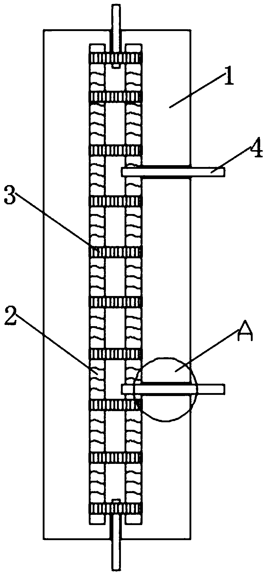 Constructional column for low multi-layer building and construction method thereof