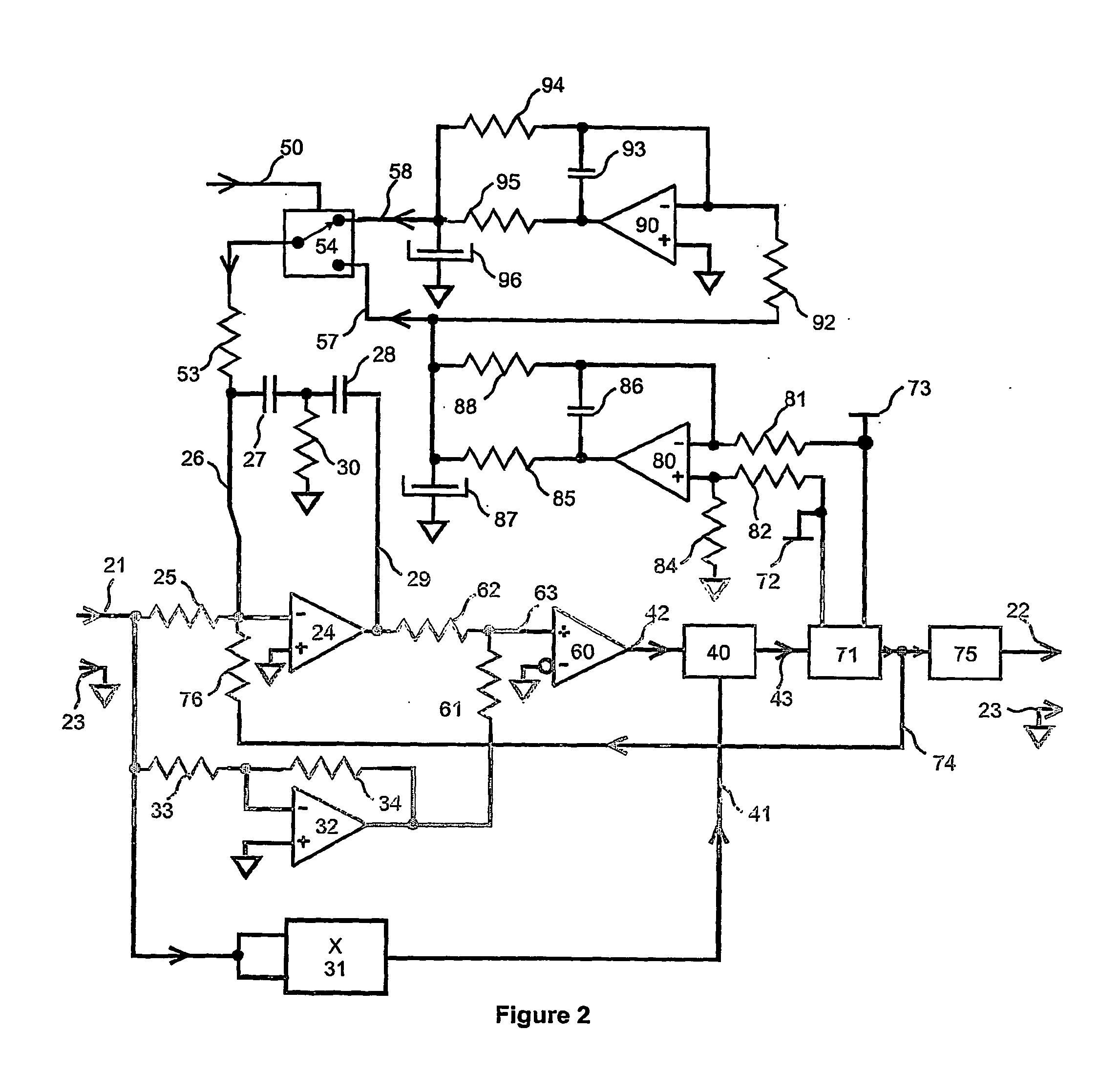 Low distortion class-d amplifier using carrier reference signal symmetry modulation.