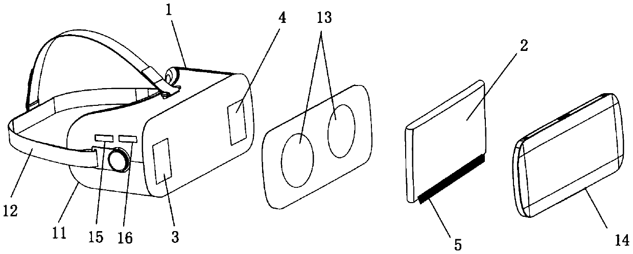 Multifunctional visual function detection device and method based on VR technology and eye movement tracking