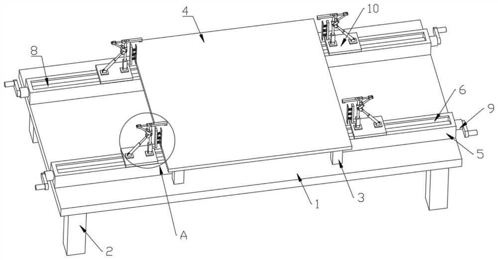 Pressing and fixing device for workpiece deburring