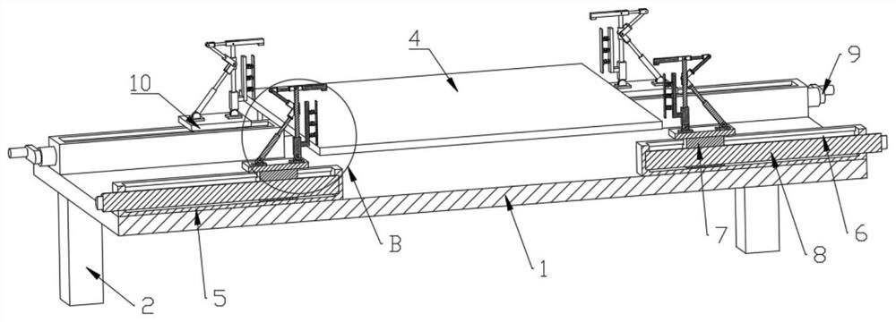 Pressing and fixing device for workpiece deburring