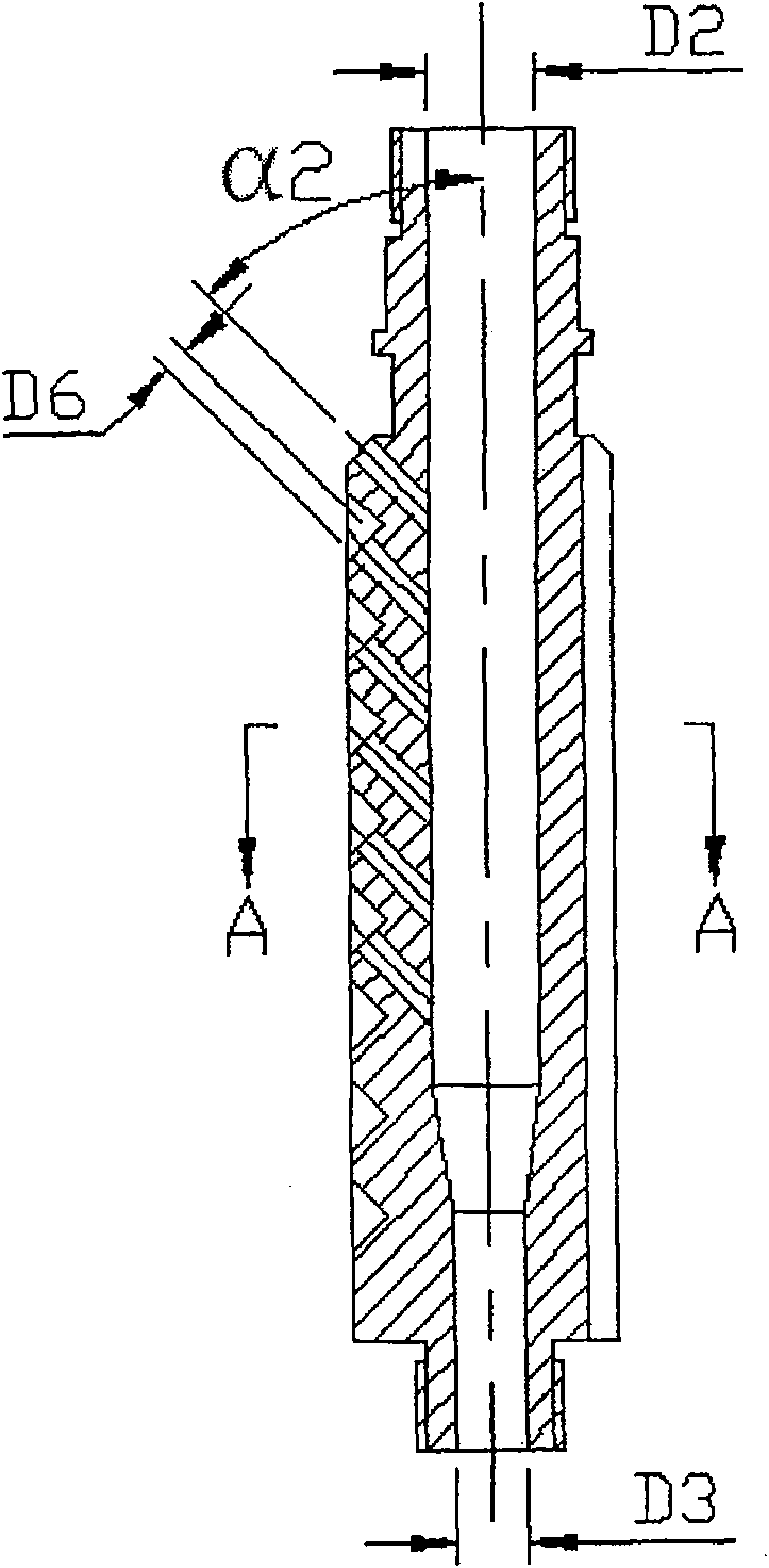 Laser cladding working head adapted for cladding layer capability gradient change