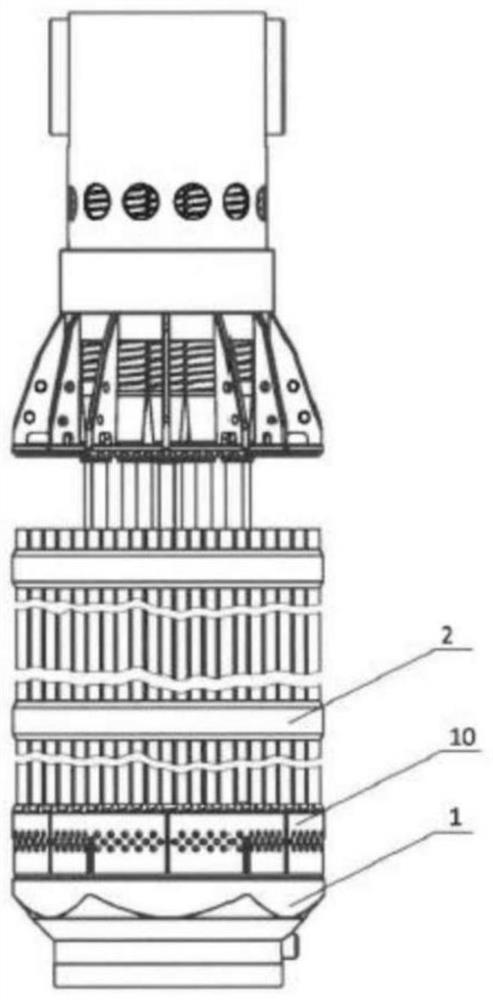 Bottom nozzle of nuclear reactor fuel assembly