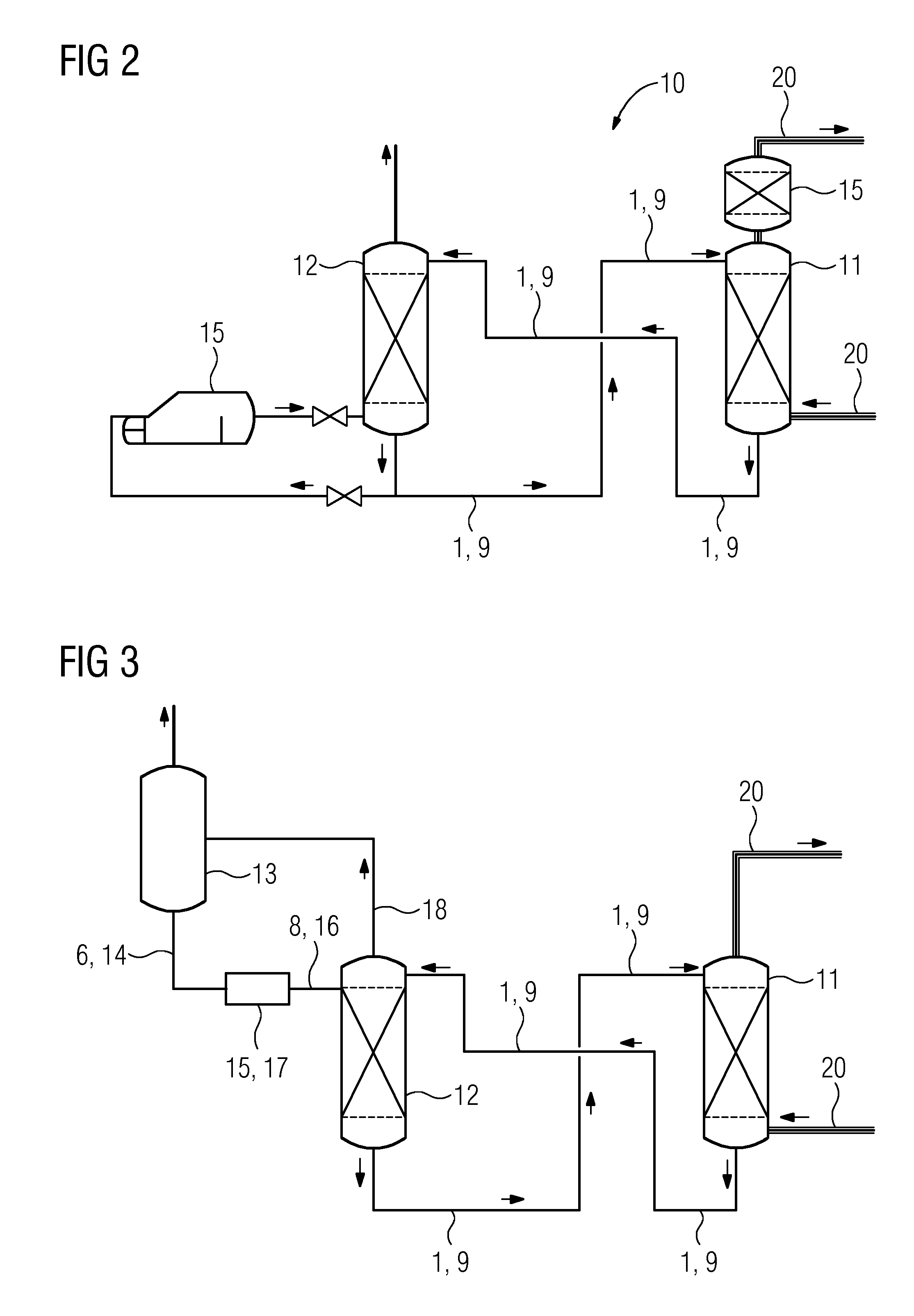 Method and device for extracting highly volatile degradation products from the absorbent loop of a co2 separation process
