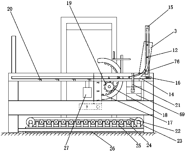 Convenient multifunctional rehabilitation physiotherapy bed and a use method thereof