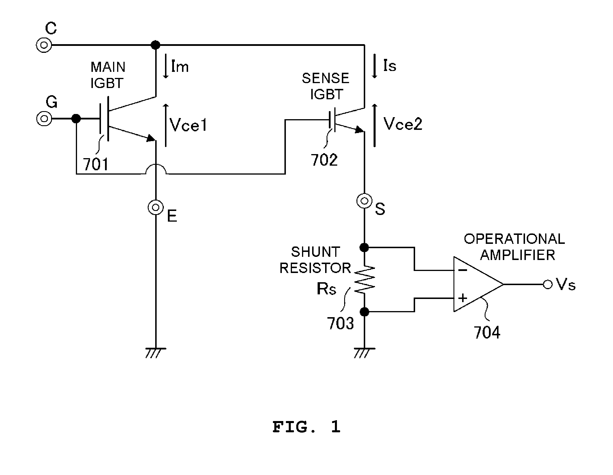 Current correction circuit for power semiconductor device and current correction method