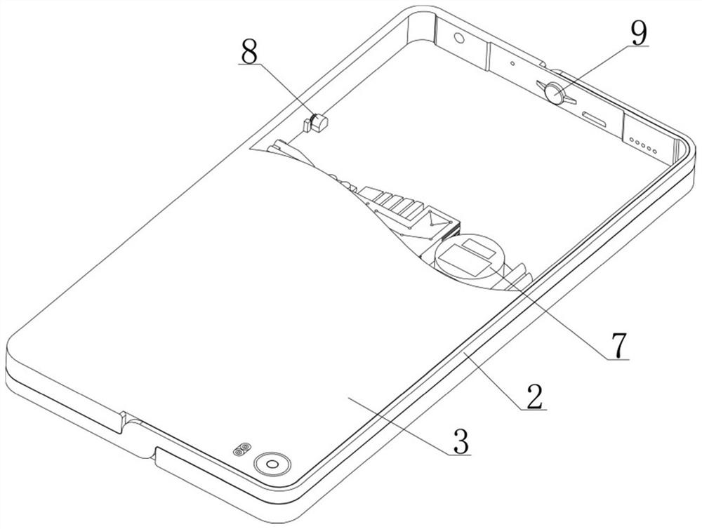 Mobile phone with anti-falling function