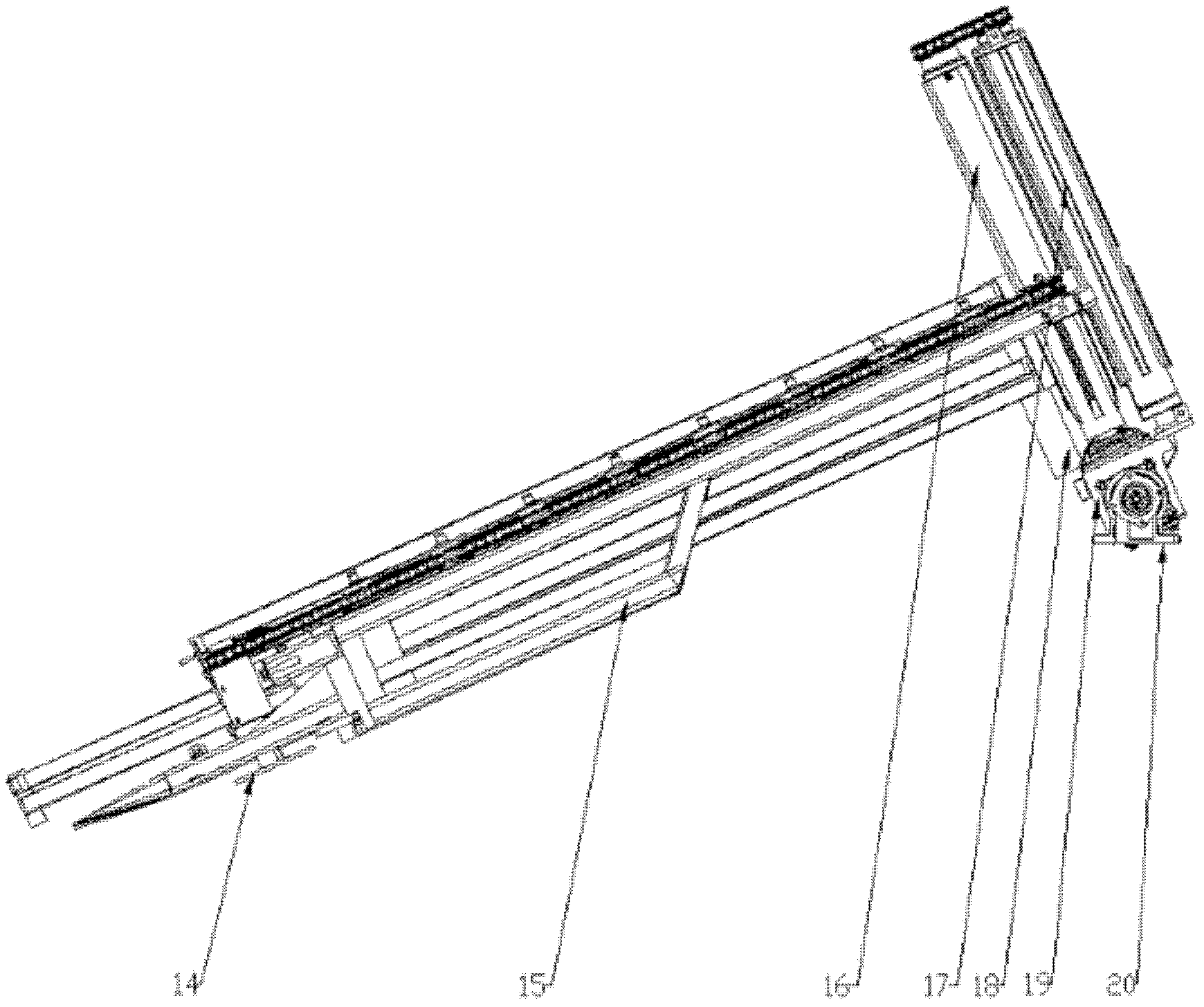 Vertical roll type corn harvester cutting table