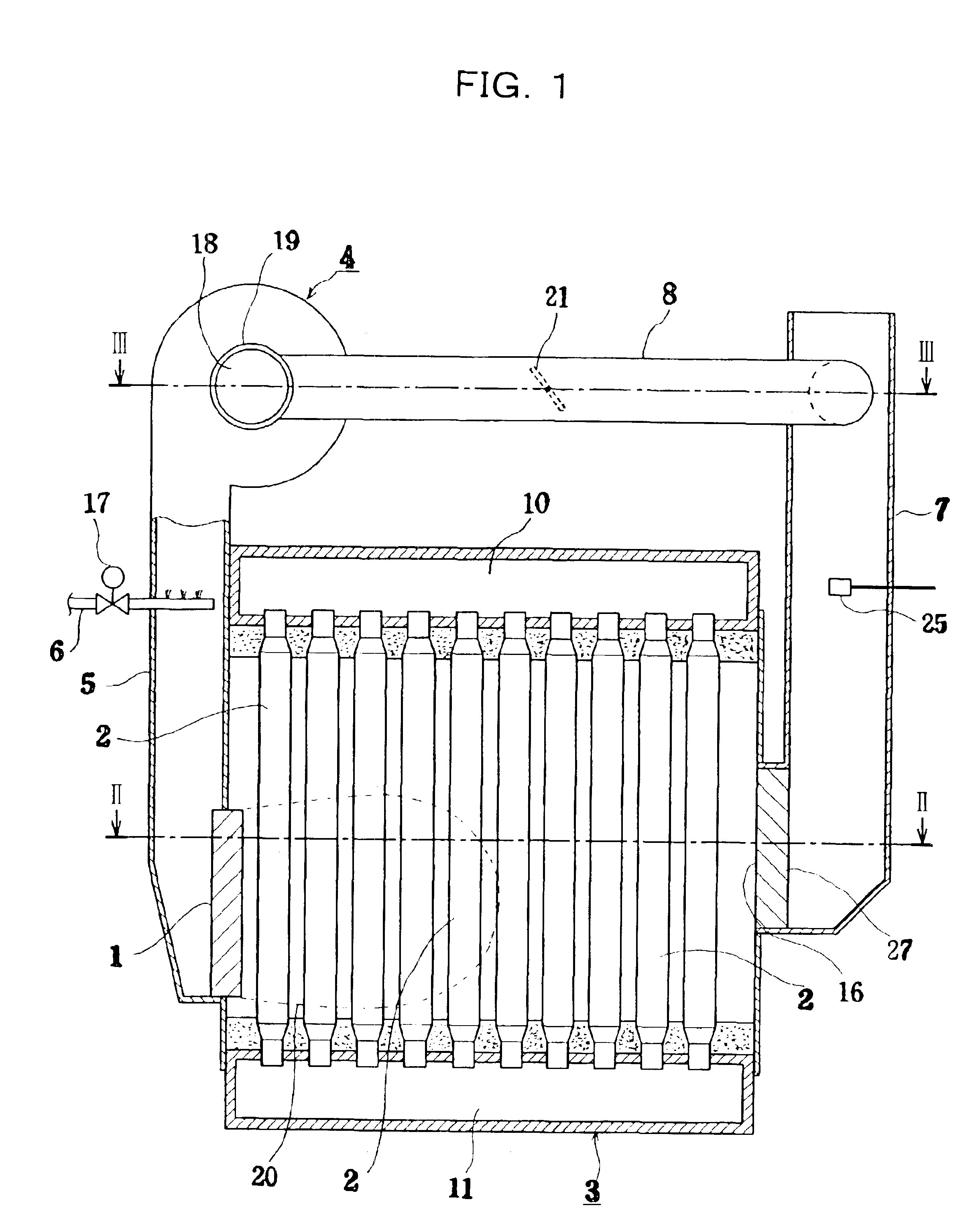 Combustion method and apparatus for NOx reduction