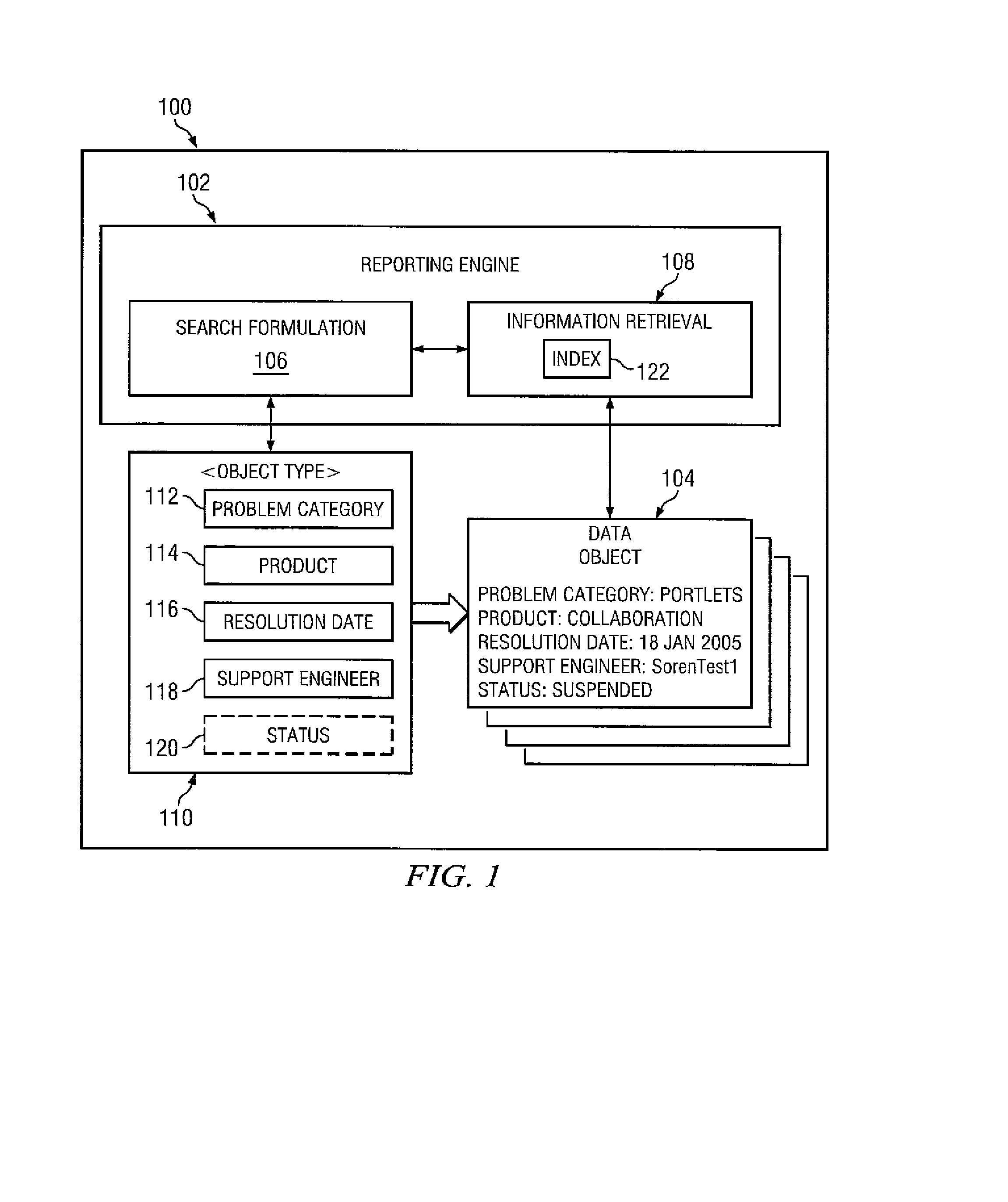 System and method to search and generate reports from semi-structured data