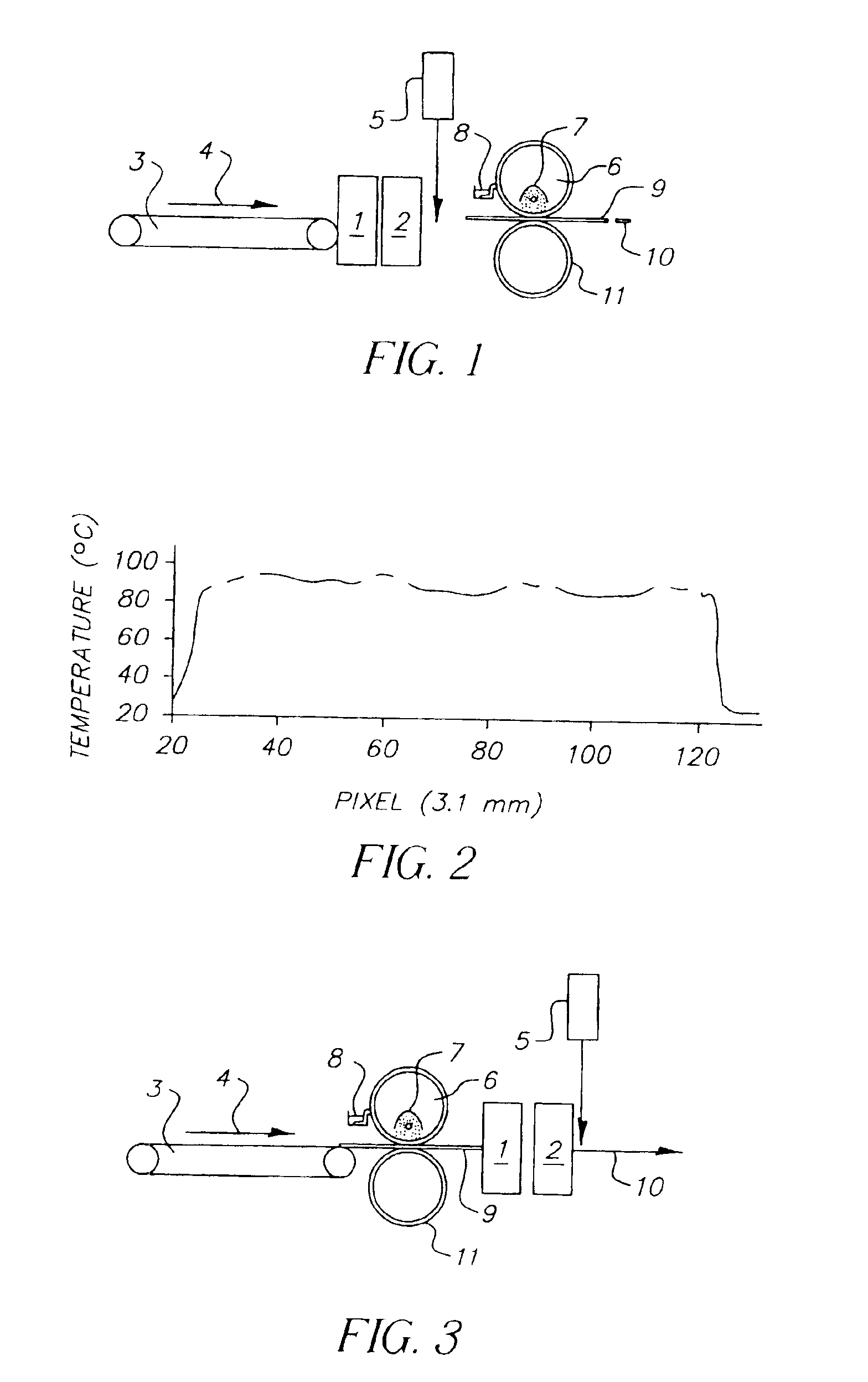 Method and device for fusing toner onto a substrate
