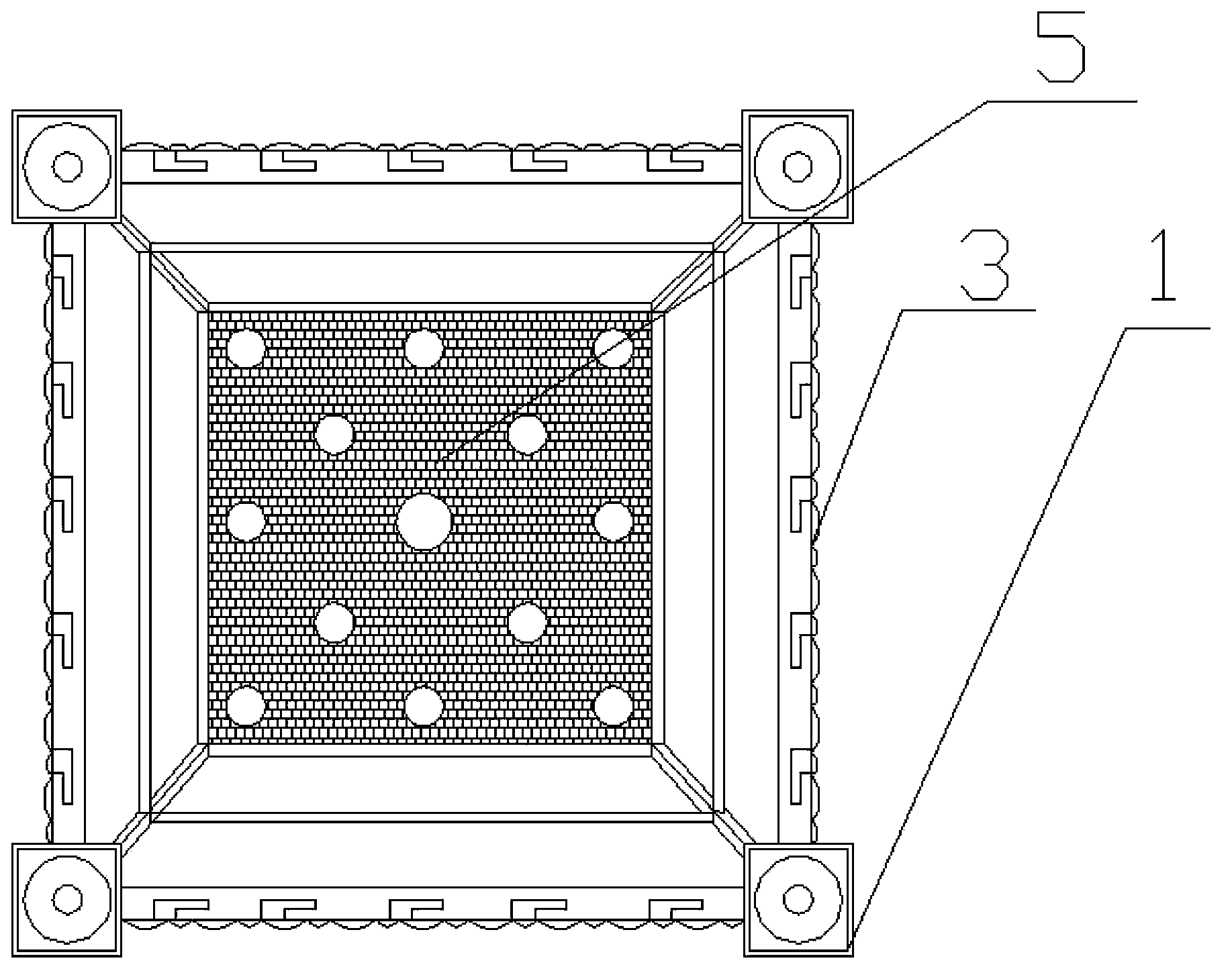 Two-stair deep-case planting box