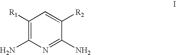 Process for the synthesis of diaminopyridines from glutaronitriles