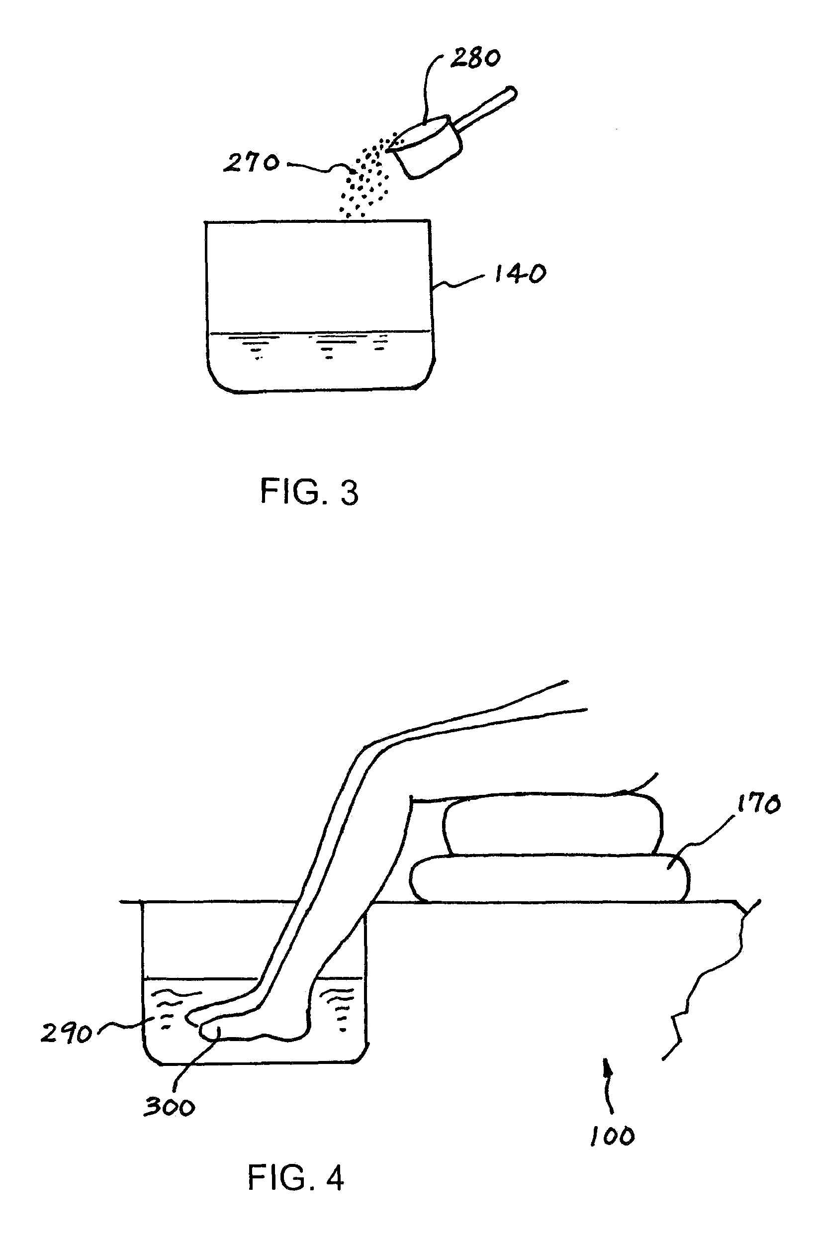 Method and compositions for bath