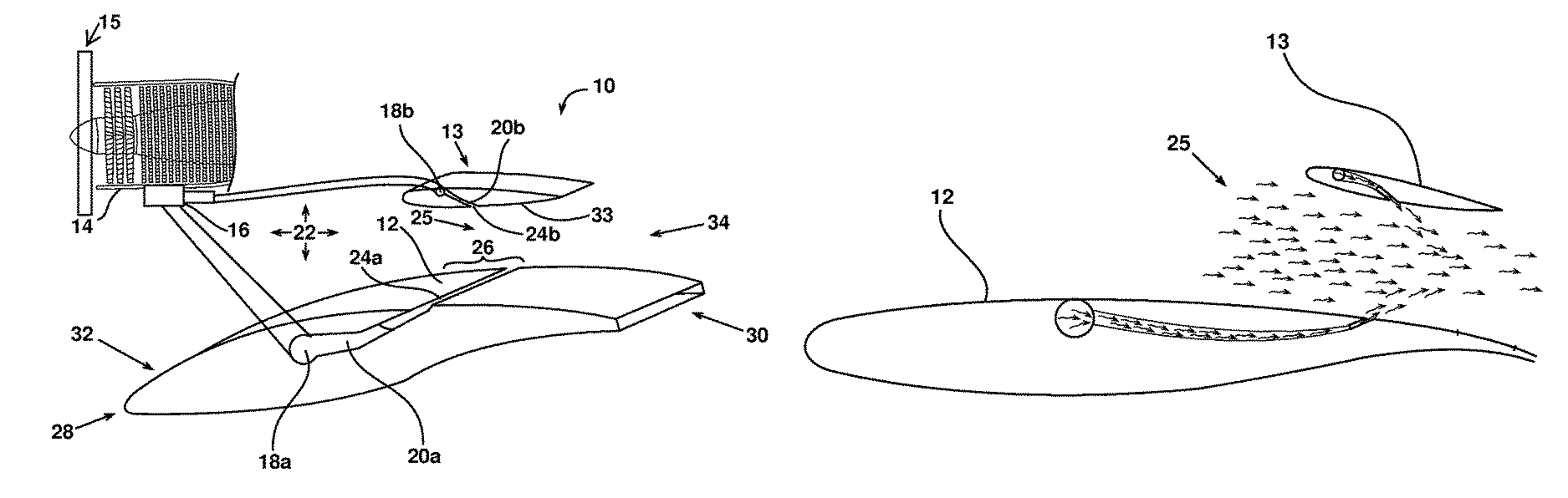 Augmented propulsion system with boundary layer suction and wake blowing