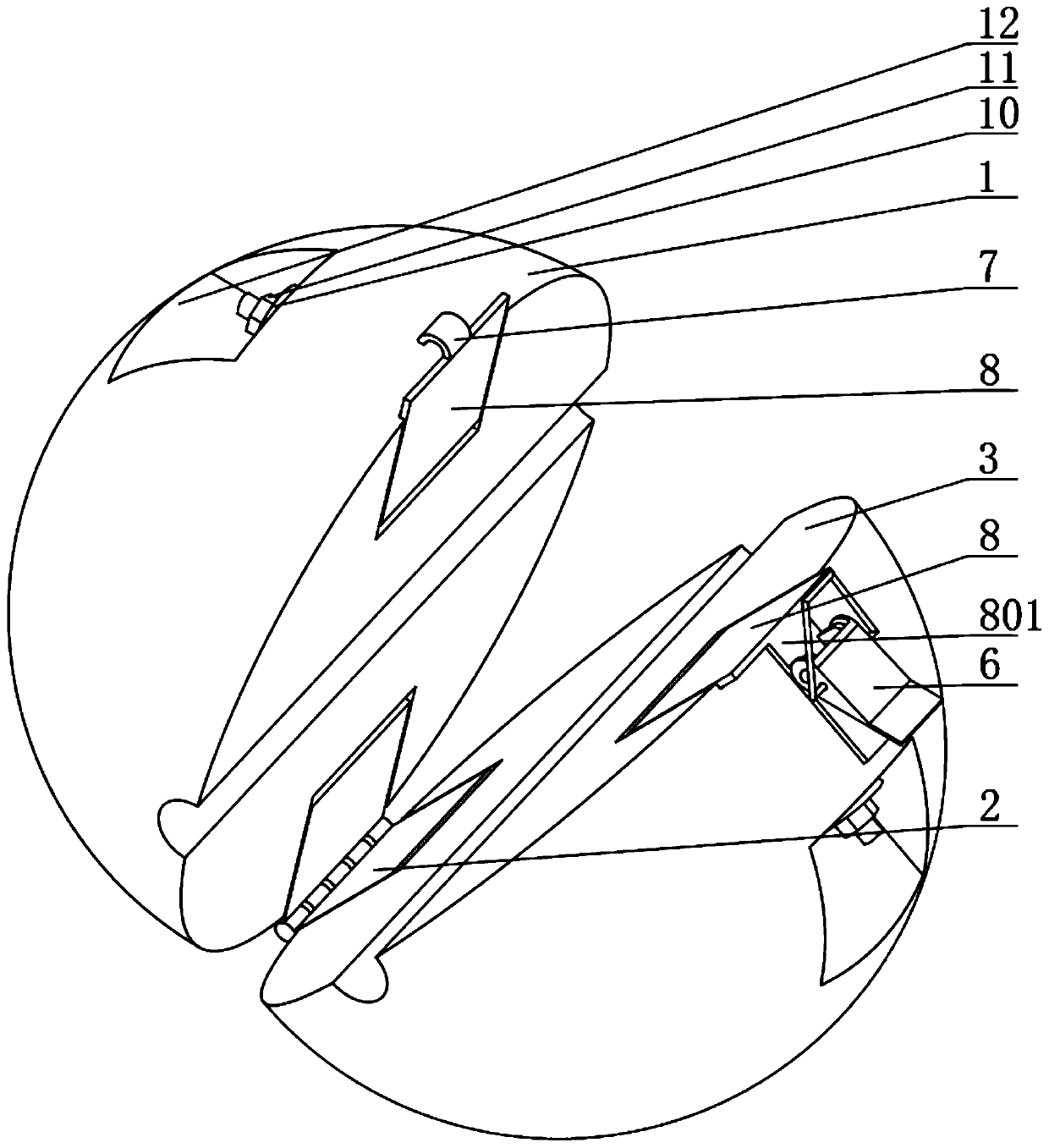 Fast mounted and dismounted water surface floating ball