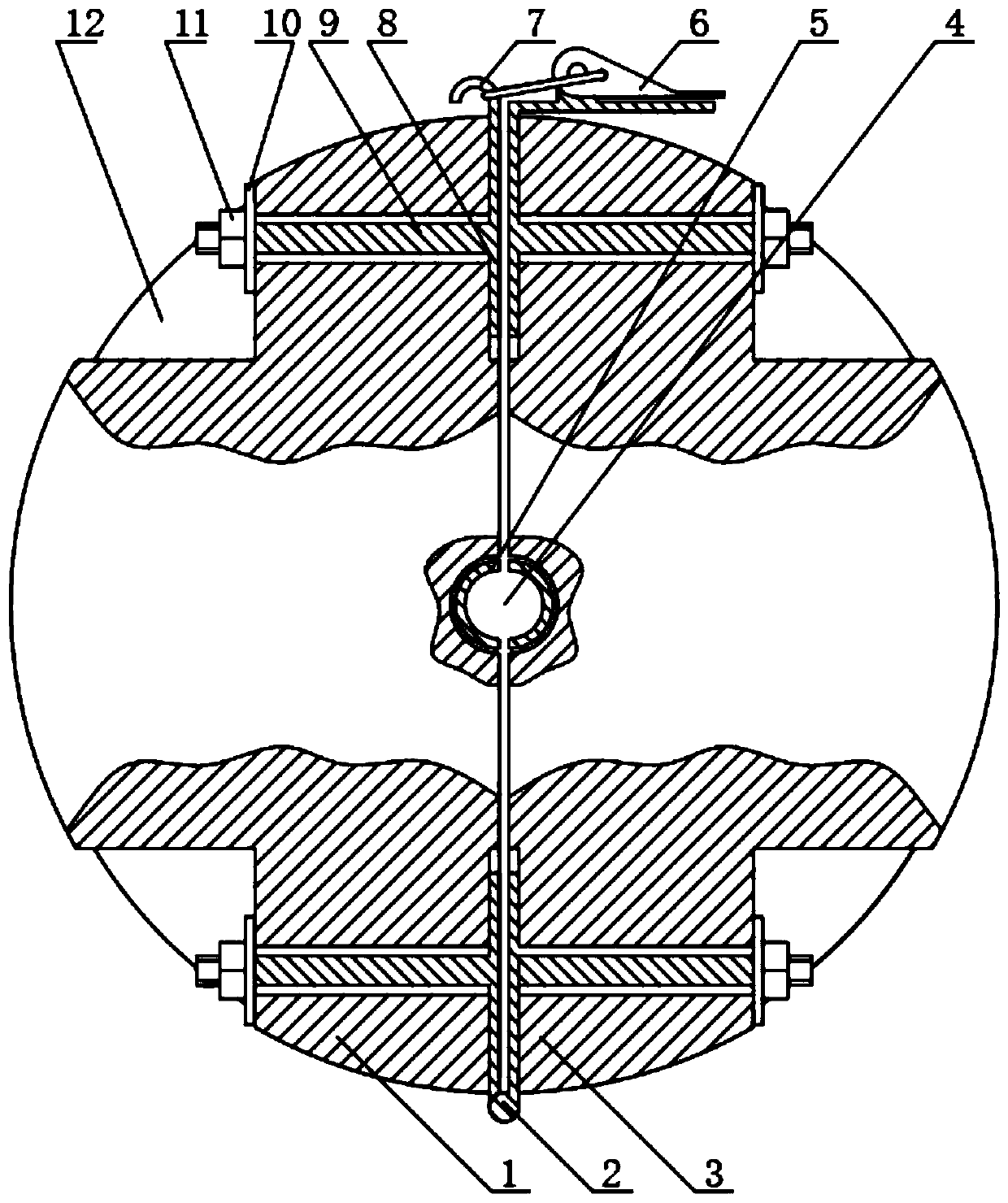 Fast mounted and dismounted water surface floating ball