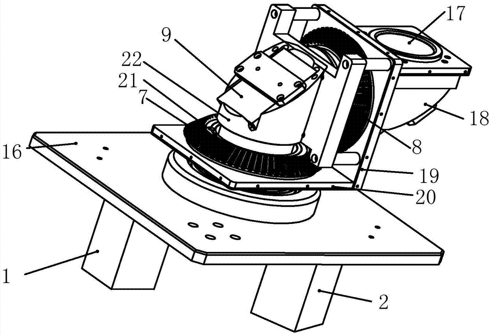 Laser radar three-dimensional scanning rotating mirror system