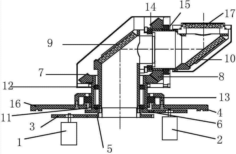 Laser radar three-dimensional scanning rotating mirror system