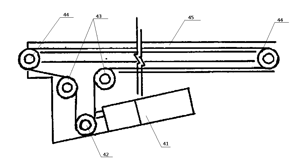 Digging and anchoring device for collecting coal by T-shaped scraper machine