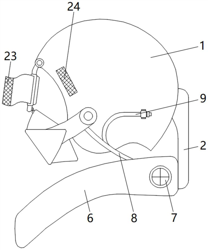 Protective cap for fire investigation