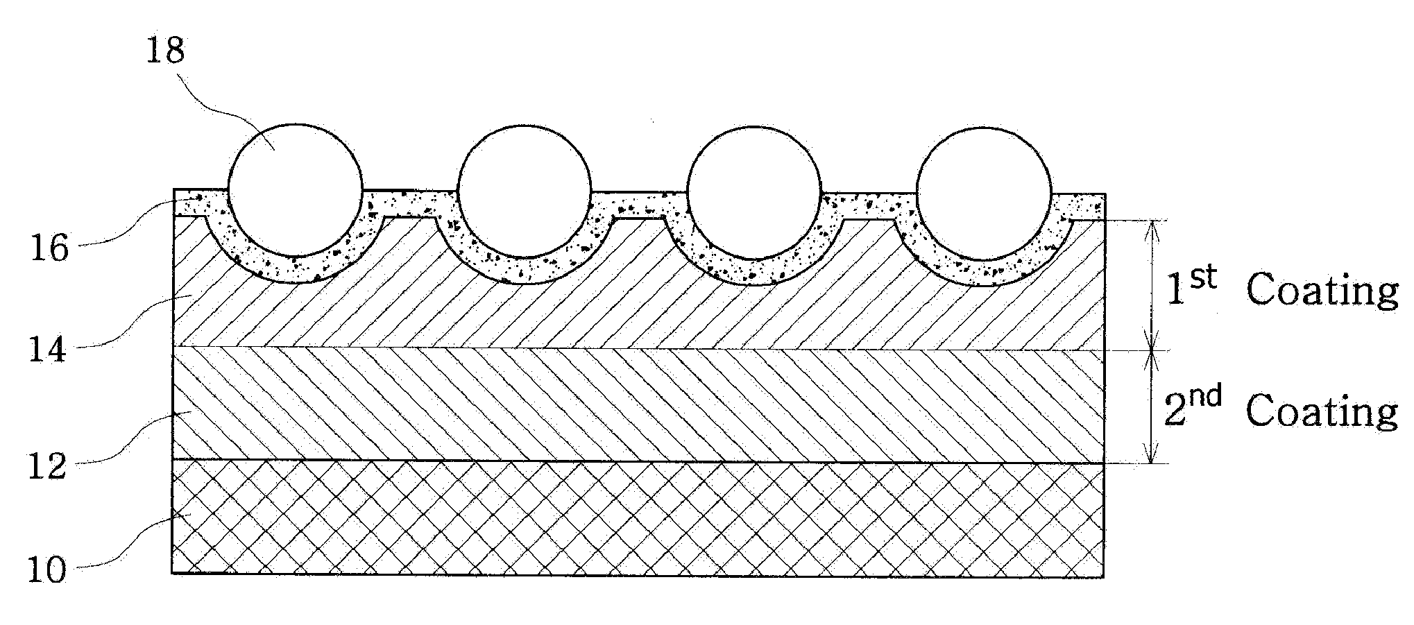 Retro-reflection product using water based resin and fabrication method thereof