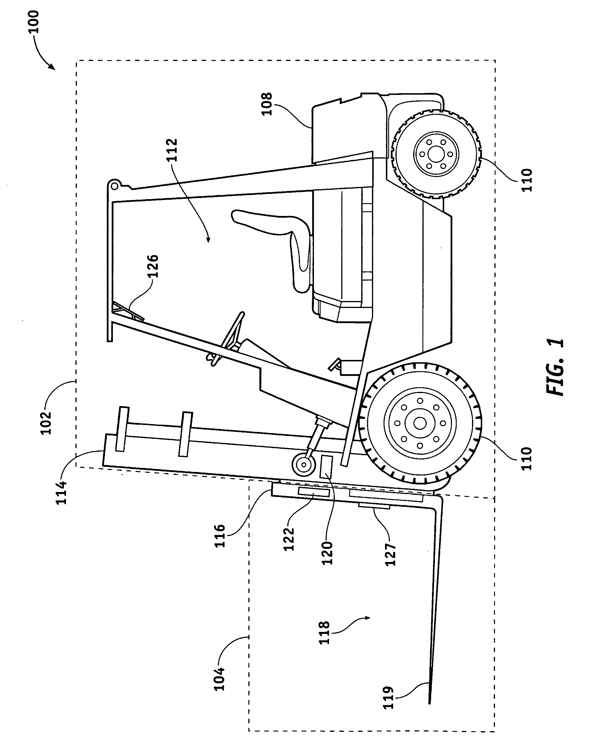 Inventory transport device with integrated RFID reader