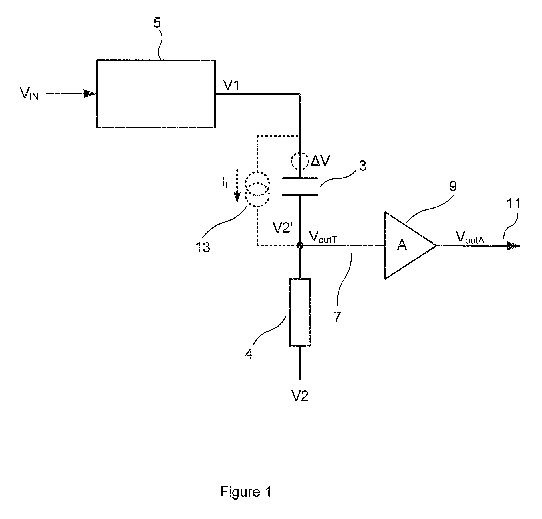 Capacitive transducer circuit and method