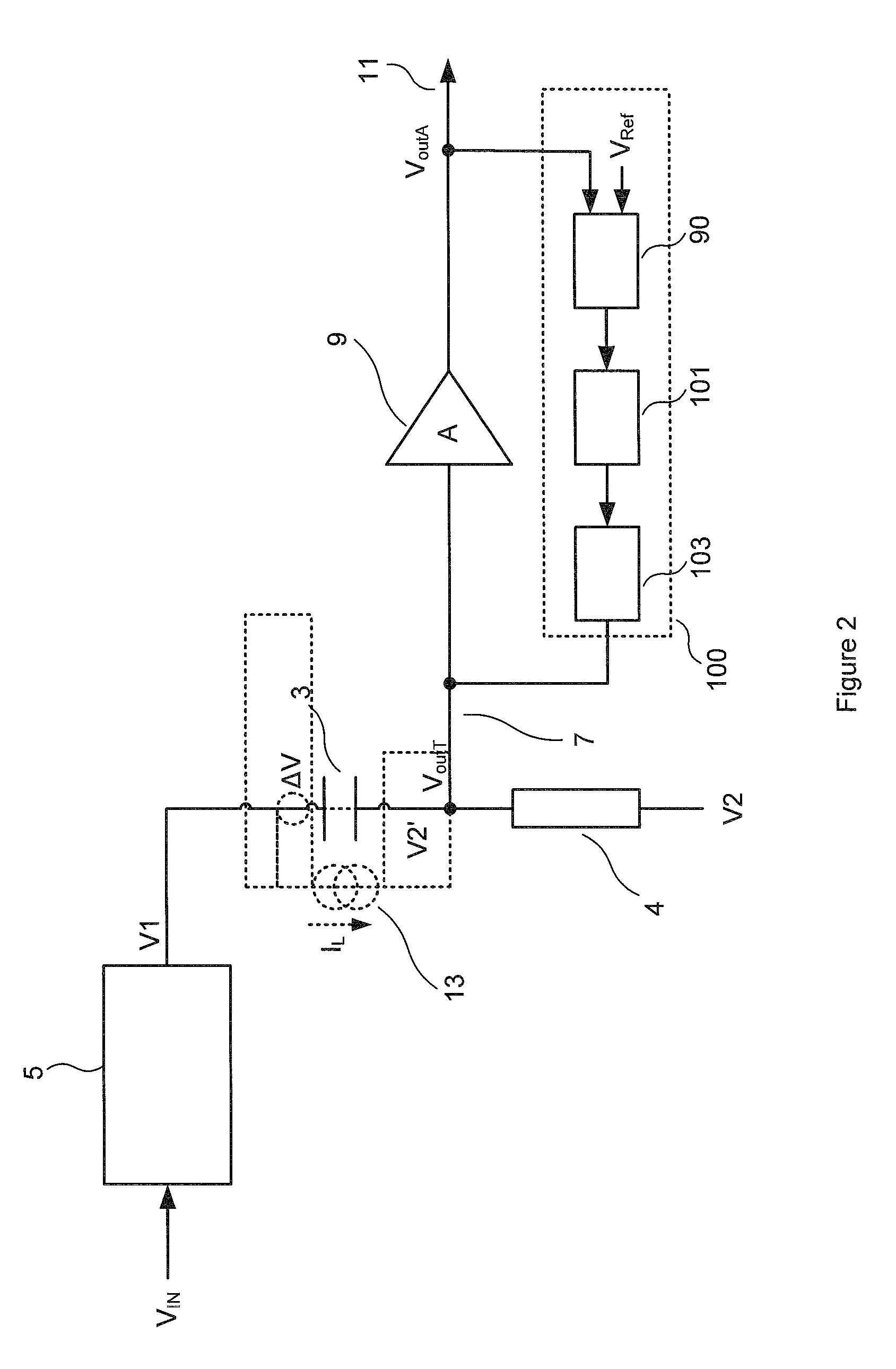 Capacitive transducer circuit and method