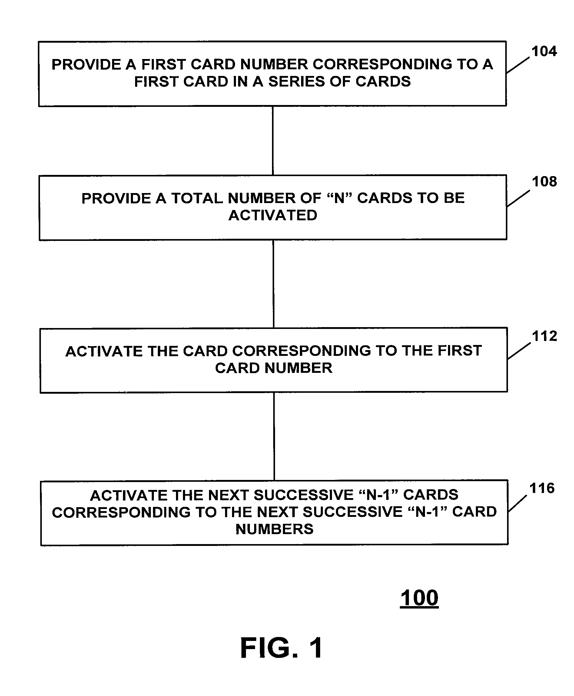 Multi-card bulk package identifying activation systems and methods