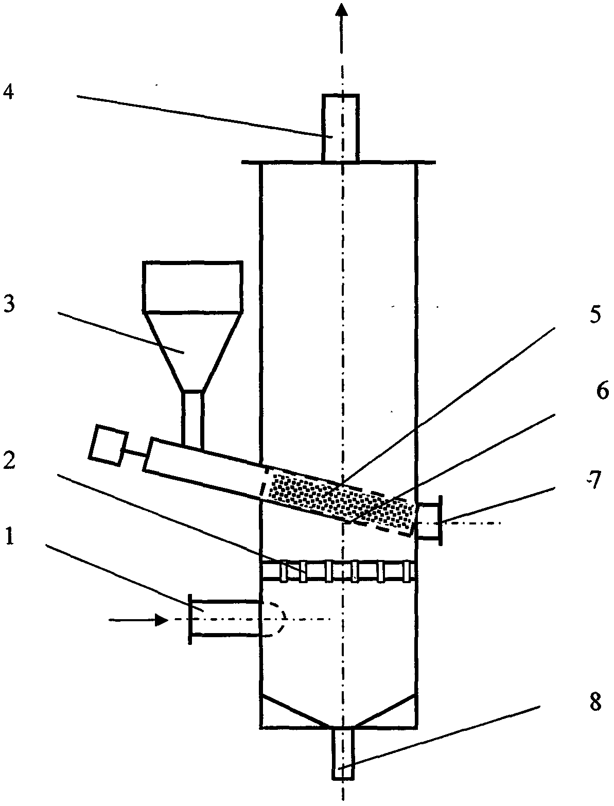 Method and device for removing smog in air flow