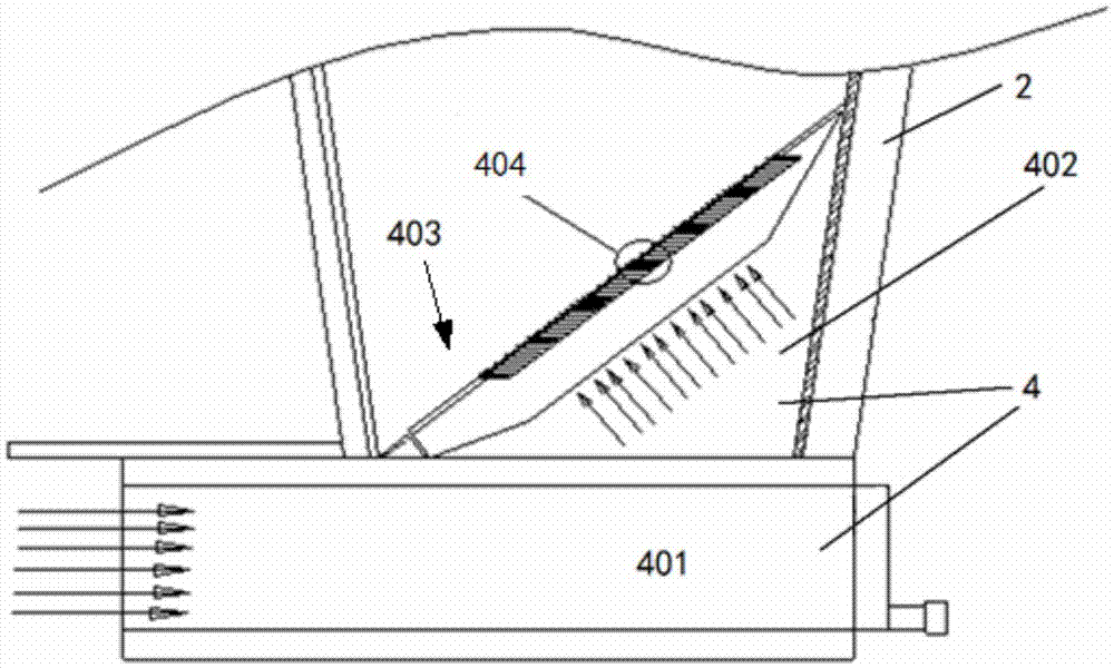 Groove type liquid-seal blast cooling device and method for sintered ores